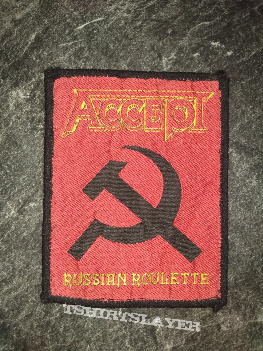 Vintage Accept Russian Roulette T-Shirt