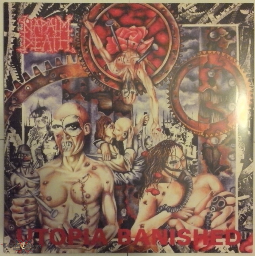 Napalm Death - Utopia Banished bleached purple LP Re-Release