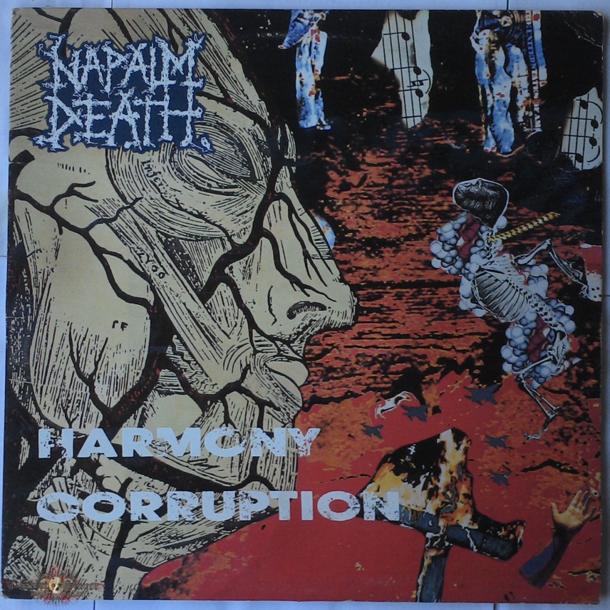 Napalm Death - Harmony Corruption LP Combat press