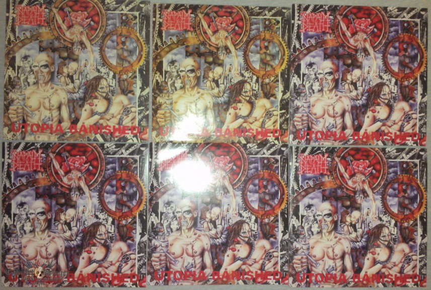 Napalm Death - Utopia Banished LP Brasilian pressing