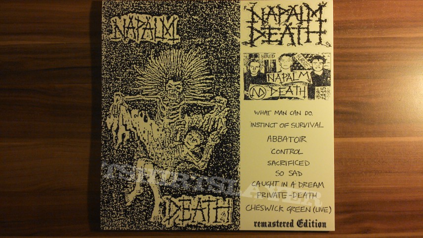 Bolt Thrower / Napalm Death split black LP