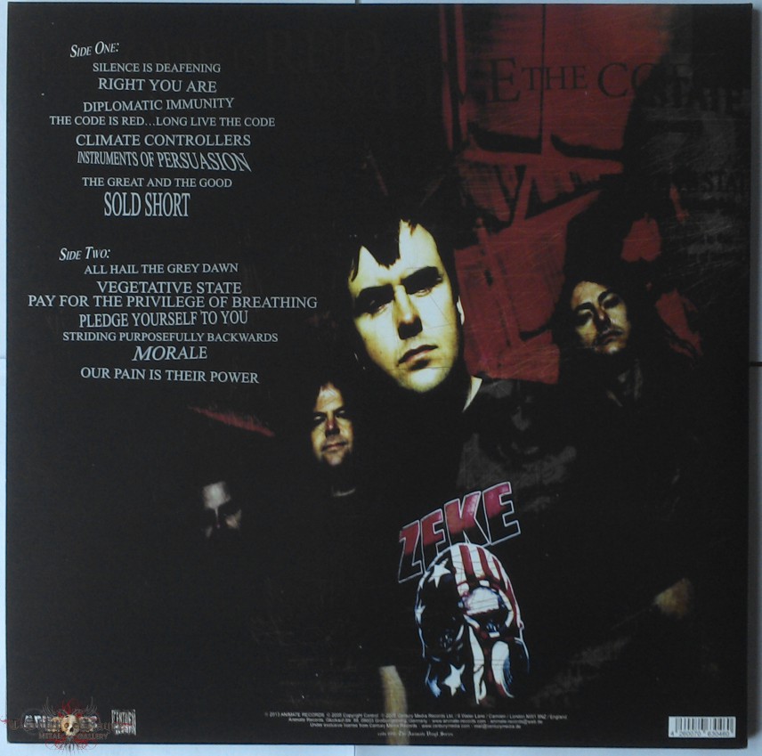 Napalm Death - The Code Is Red... Long Live The Code Pic LP Napalm Death - The Code Is Red... Long Live The Code Pic LP