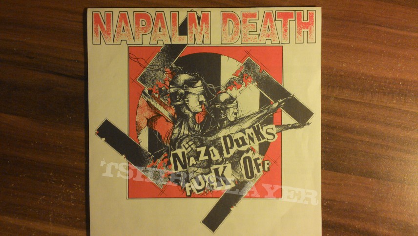 Napalm Death - Nazi Punks Fuck Off 7&quot; black vinyl