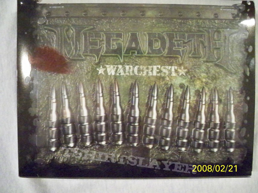 Megadeth - Warchest box | TShirtSlayer TShirt and BattleJacket Gallery