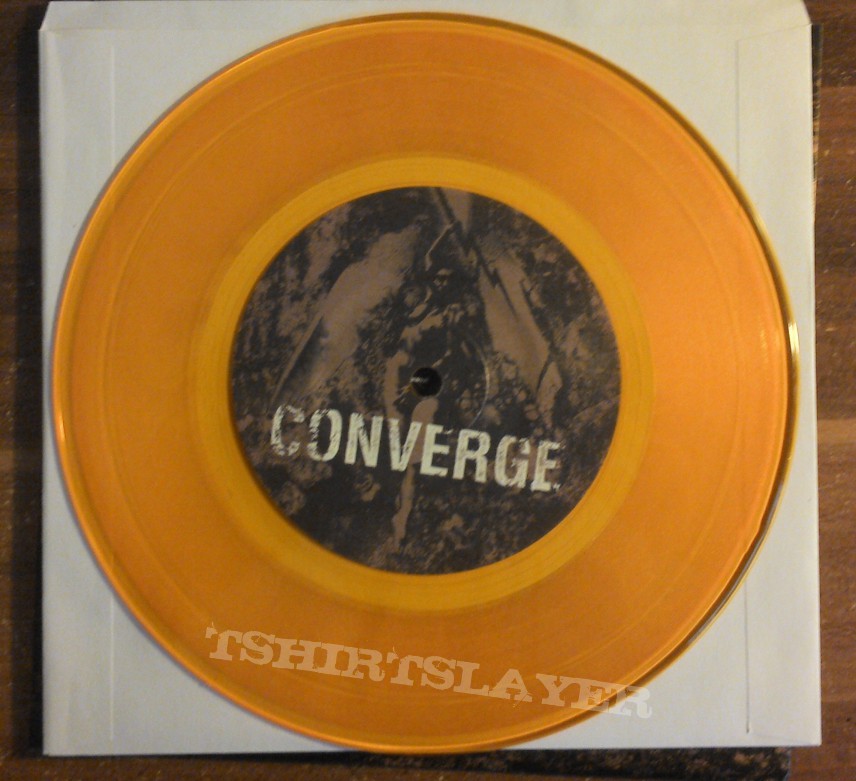 Napalm Death / Converge Split 7&quot; clear gold vinyl
