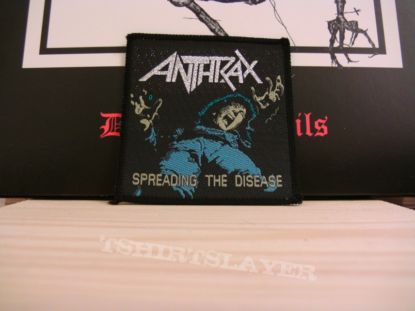 Anthrax- Spreading the Disease Patch 1985