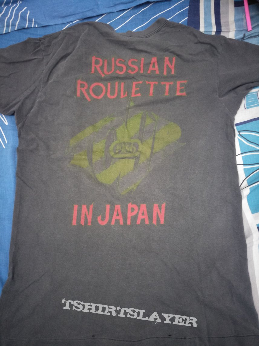 Accept Russian Roulette Tour Shirt