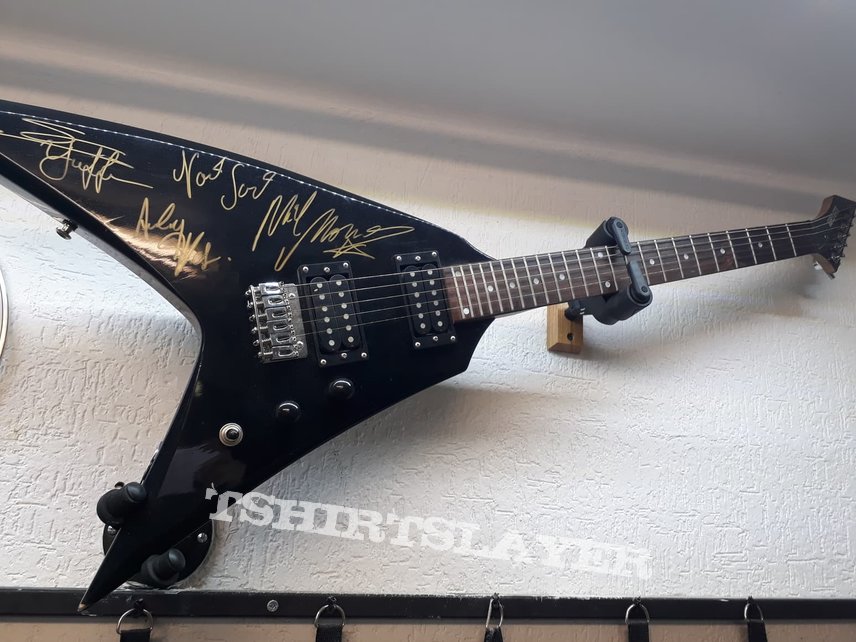 Hanoi Rocks Autographed Guitar