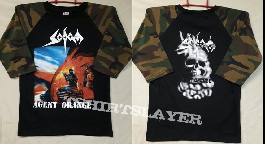 Sodom - Agent Orange Camouflage Ranglan Jersey Sodom - Agent Orange Camouflage Ranglan Jersey