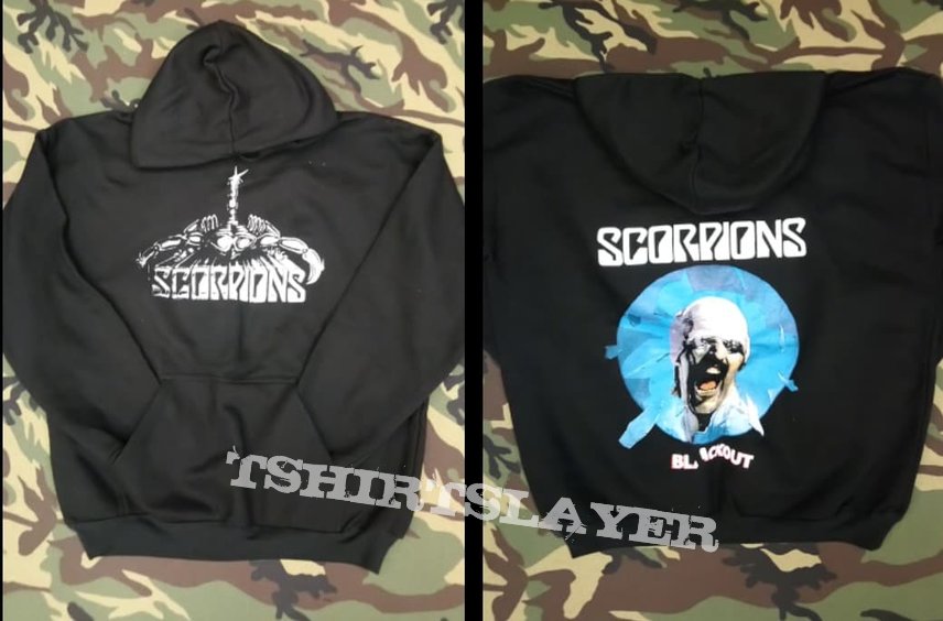 Scorpions-Black Out Hooded Sweatshirt