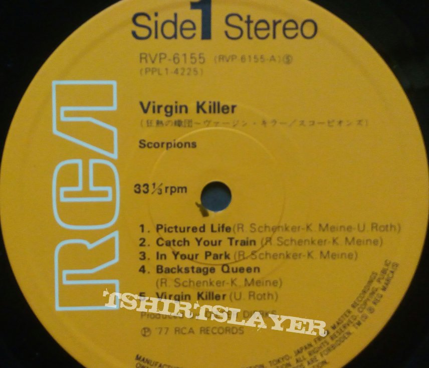 Scorpions-Virgin Killer Vinyl Japanese Press