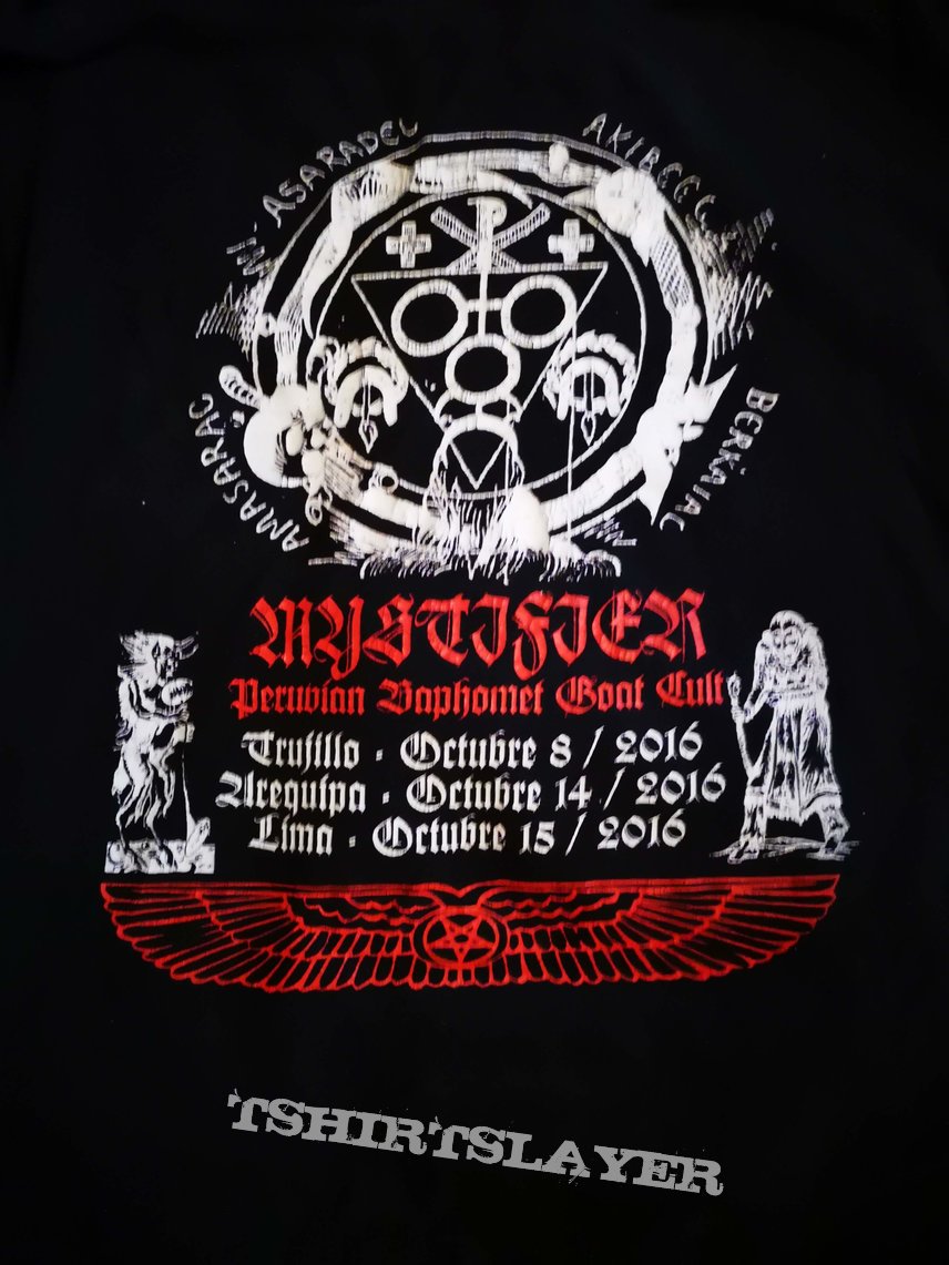 Mystifier - Peruvian Baphomet Goat Cult 2016 Tour Shirt