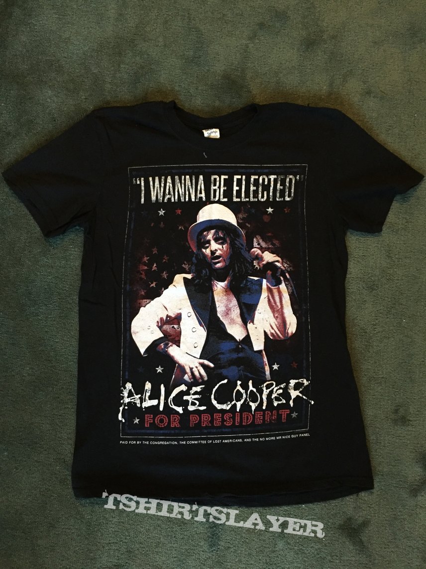 Alice Cooper Official Tour Shirt 2016 Alice Cooper - For President (tour 2016) TS