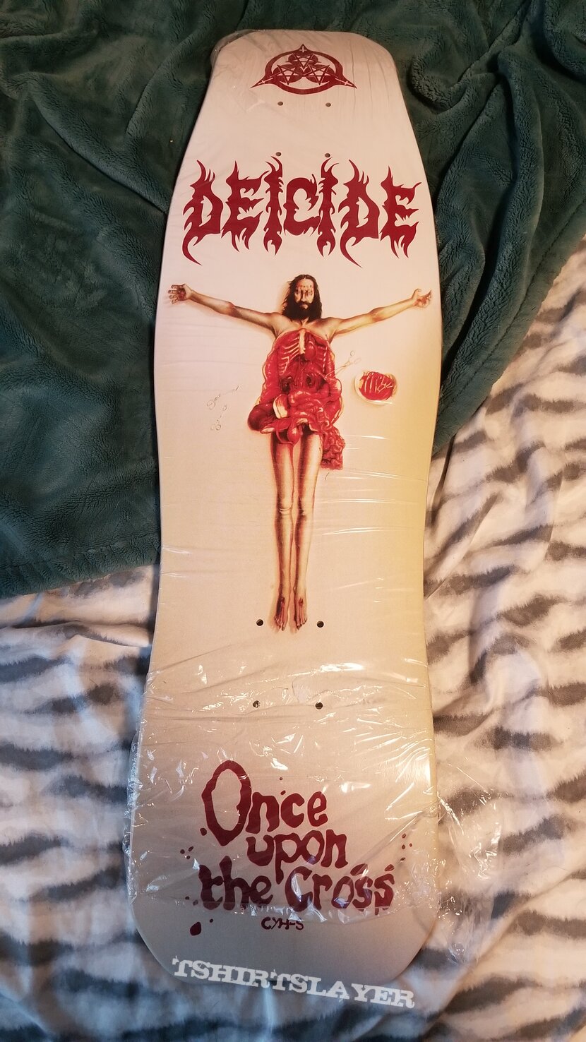 Deicide once upon the cross skateboard 