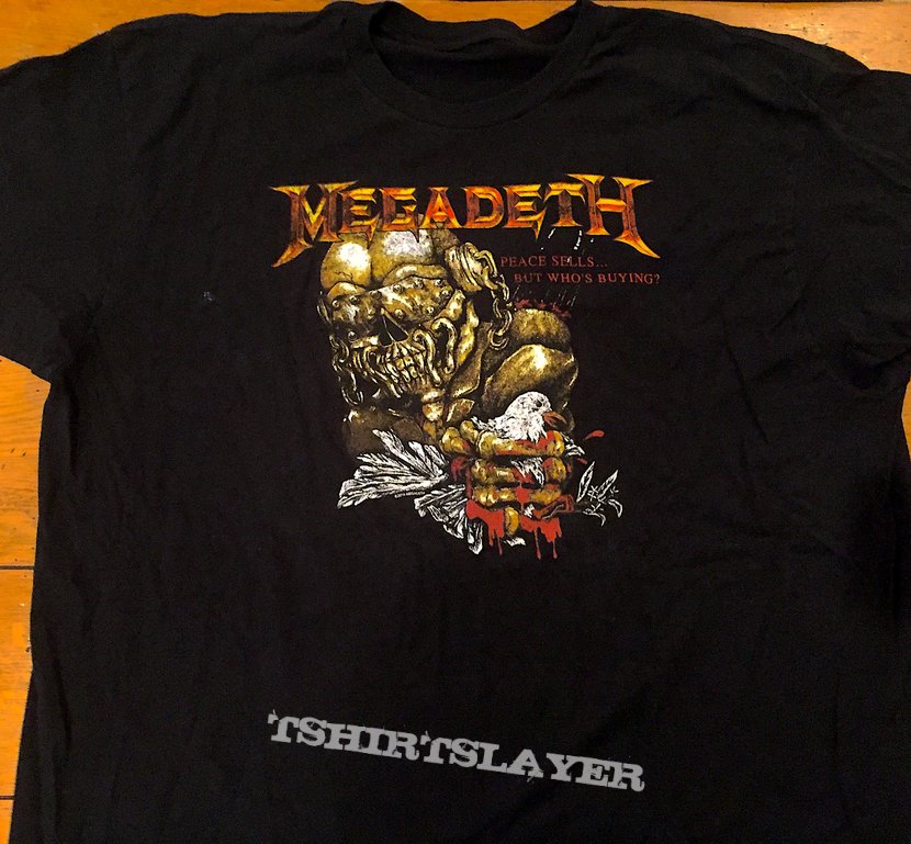 Megadeth Wake Up Dead Tour 1987 remake T Shirt