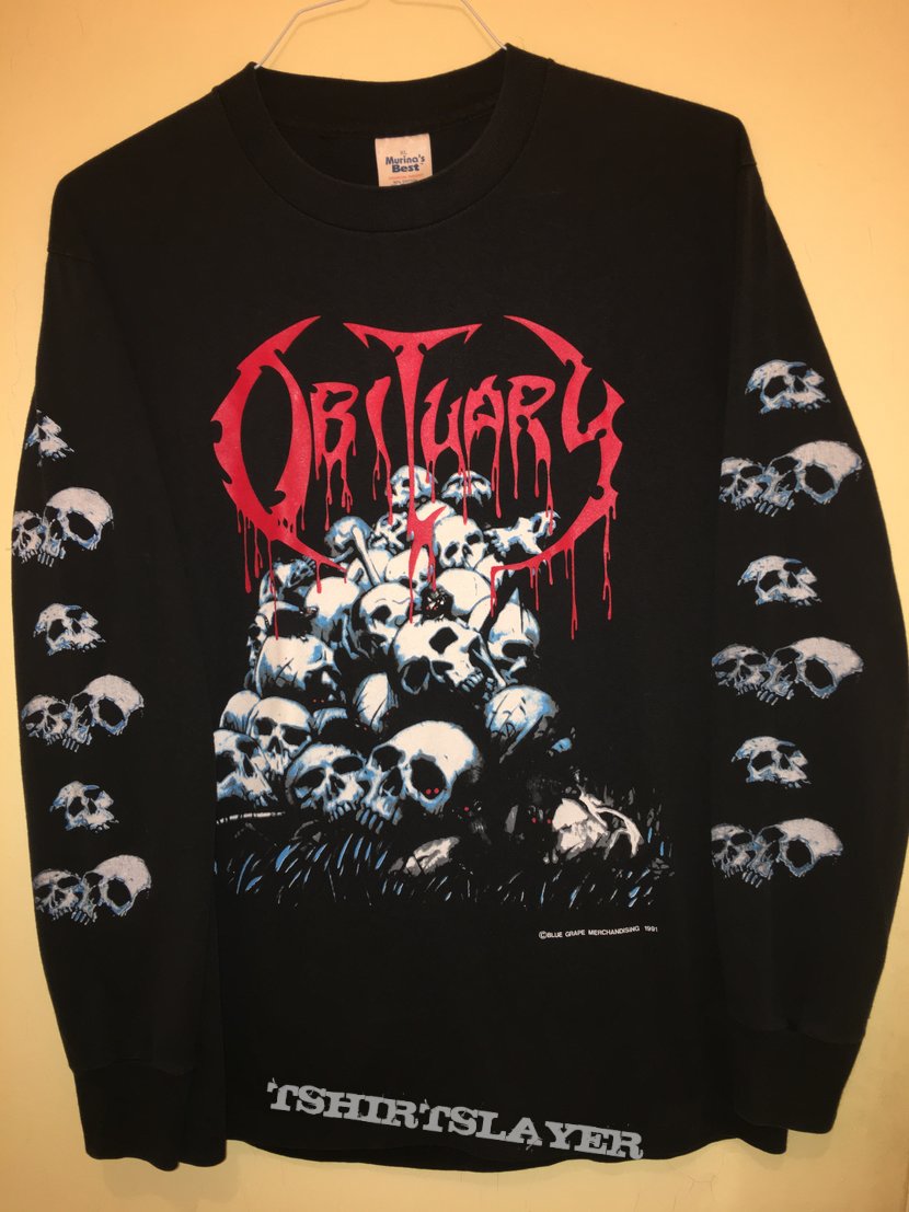 Obituary Pile Of Skulls L/S Shirt