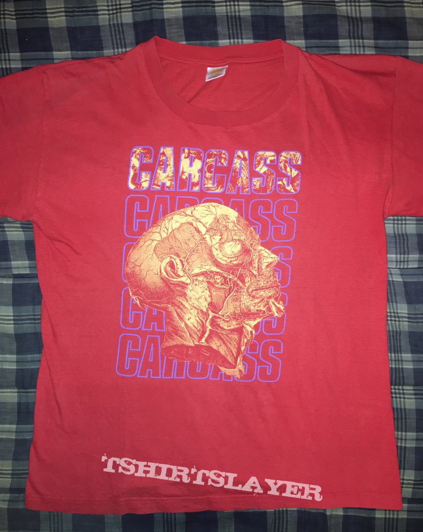 Carcass &#039;On Tour 1992&#039; T-Shirt Red