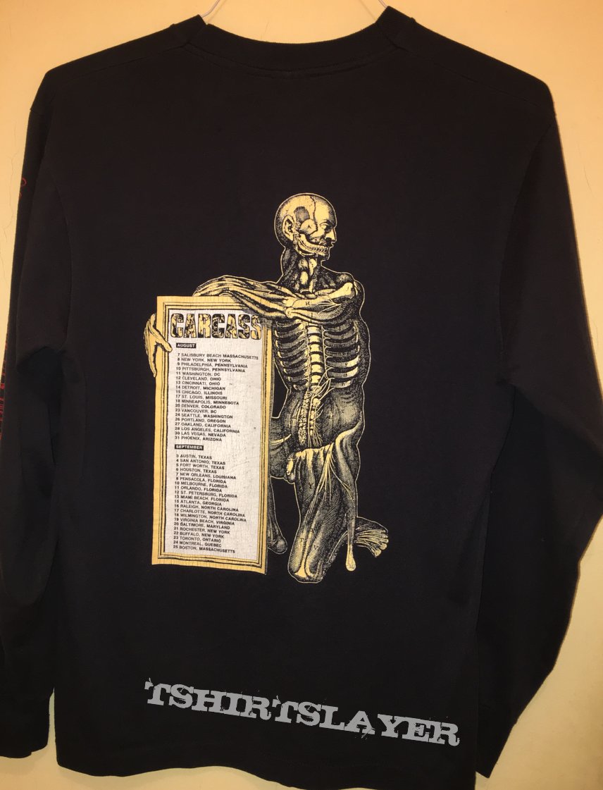 CARCASS Necroticism Descanting The Insalubrious US Tour 1992 L/S Shirt