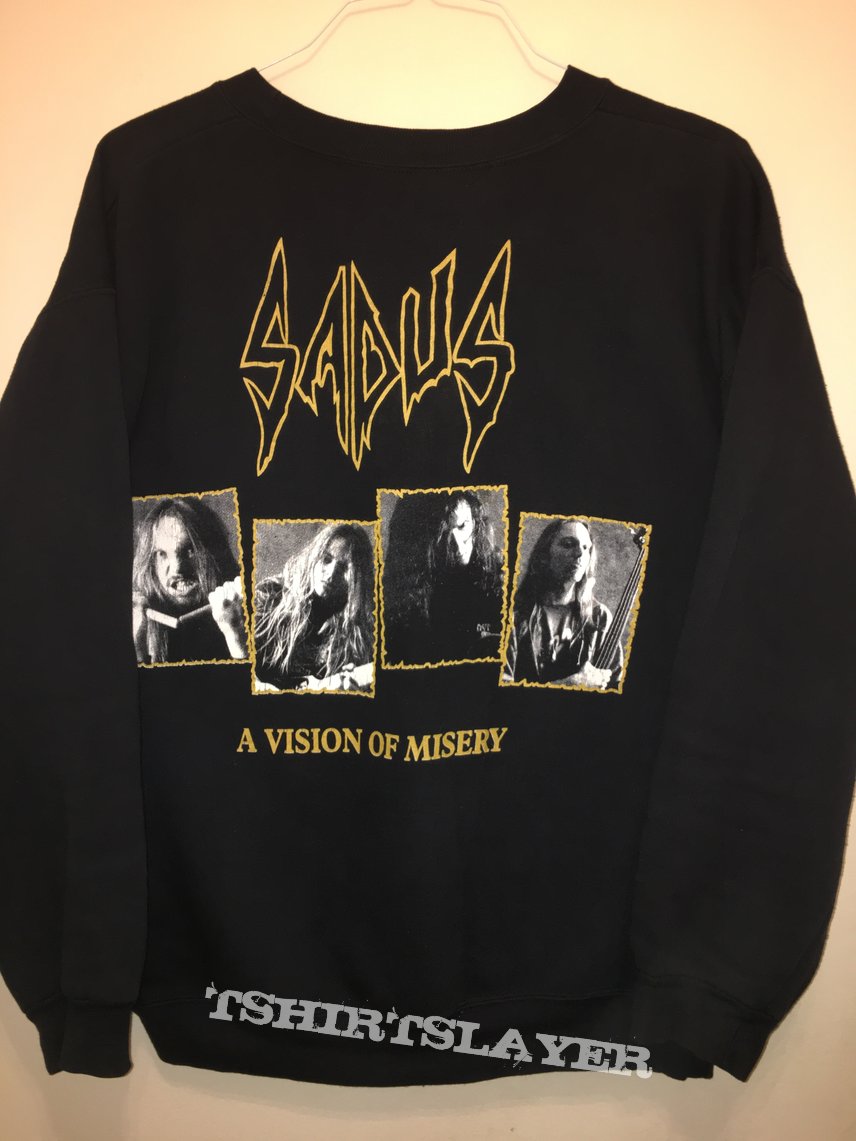 Sadus - A Vision Of Misery 1992 Vintage Sweater