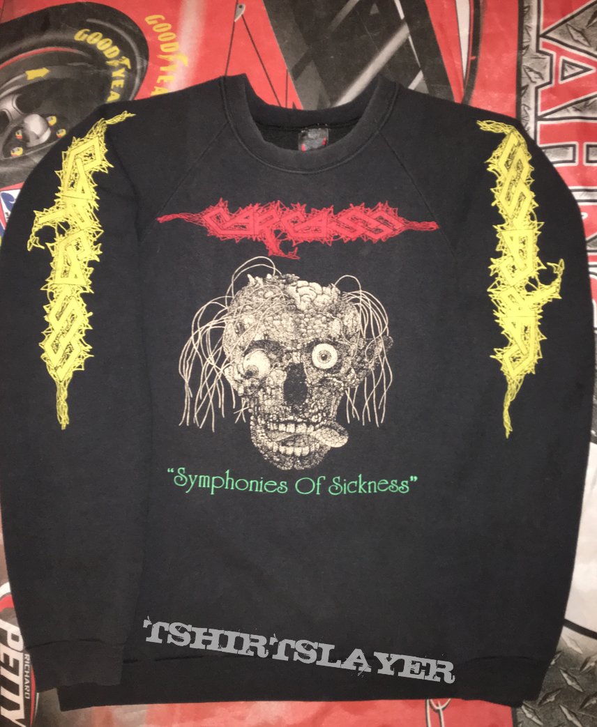 Carcass &#039;89 &quot;Symphonies Of Sickness&#039; Sweatshirt