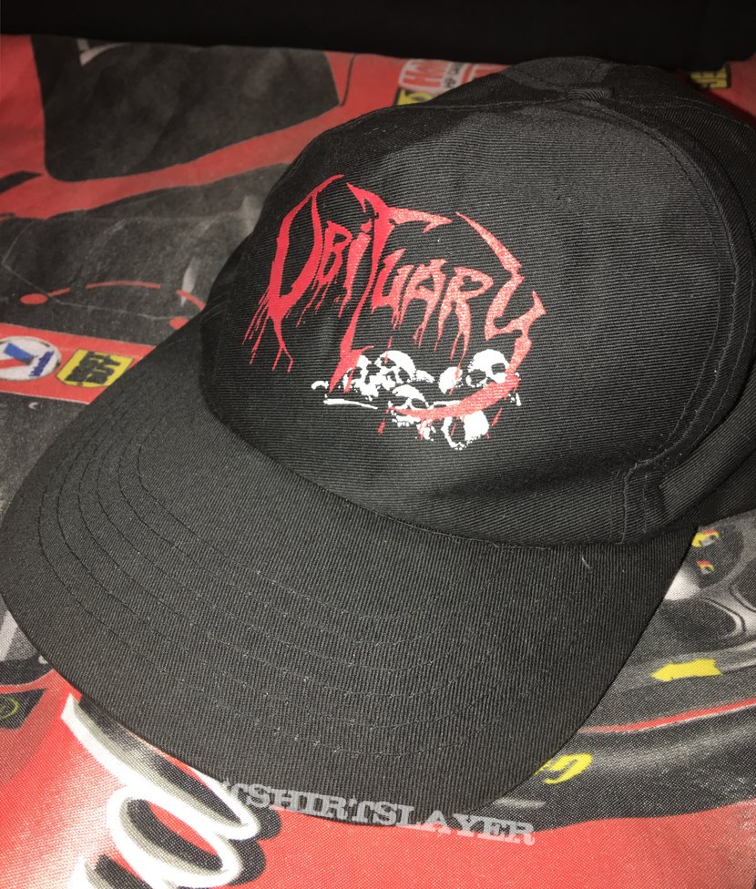 Obituary &#039;Pile Of Skulls&#039; Vintage Cap