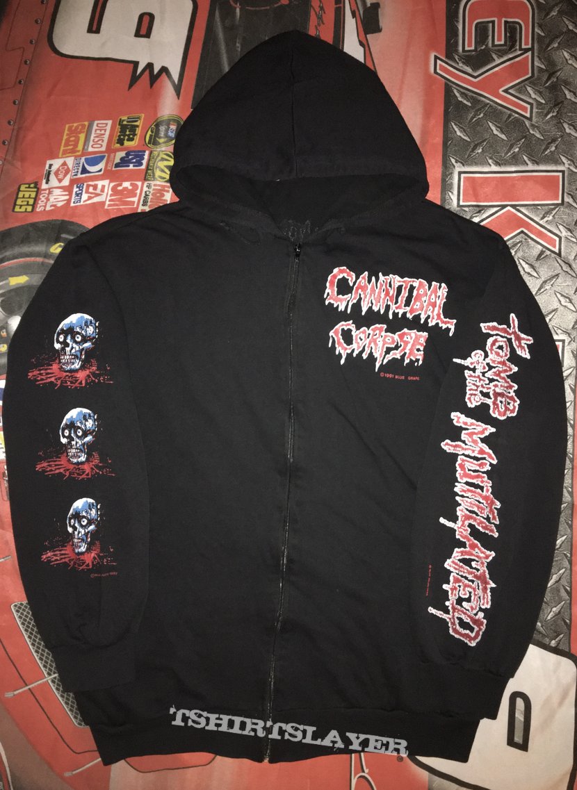 Cannibal Corpse &#039;Tomb Of the Mutilated&#039; Hooded Top