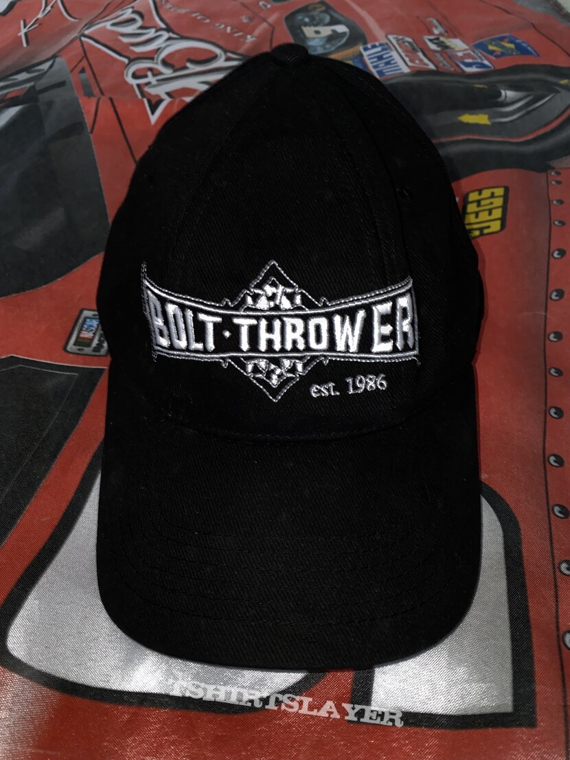Bolt Thrower - White Logo Cap | TShirtSlayer TShirt and BattleJacket Gallery