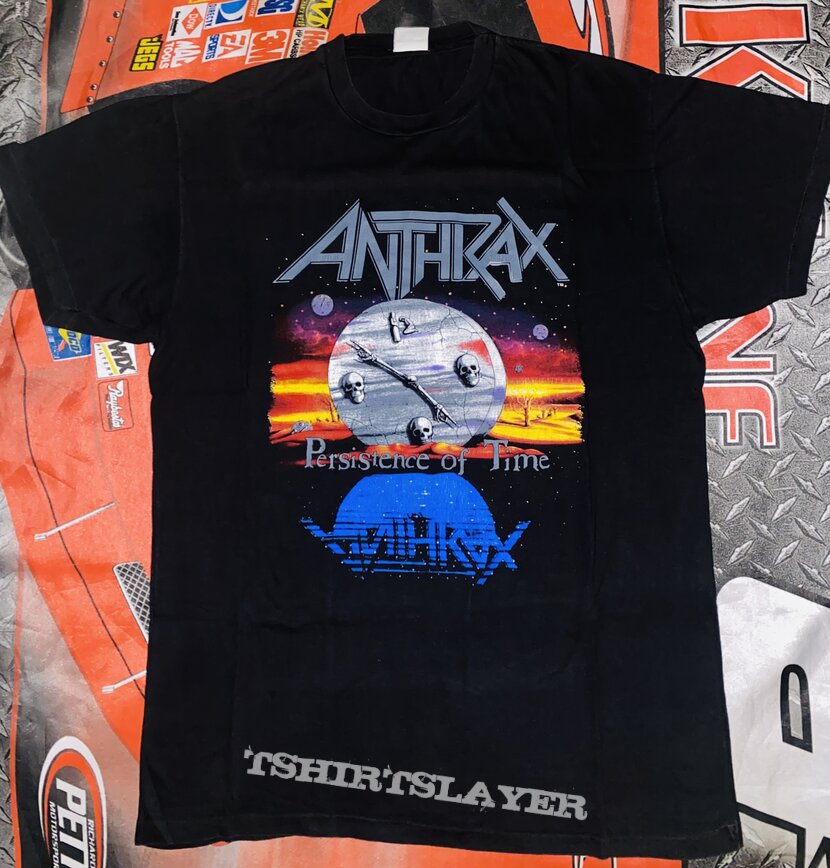 Anthrax &#039;Persistence of time&#039; European tour shirt