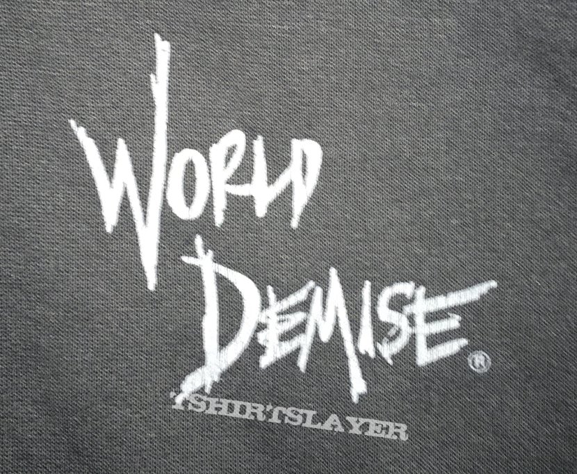 Obituary &#039;World Demise&#039; Hooded Top