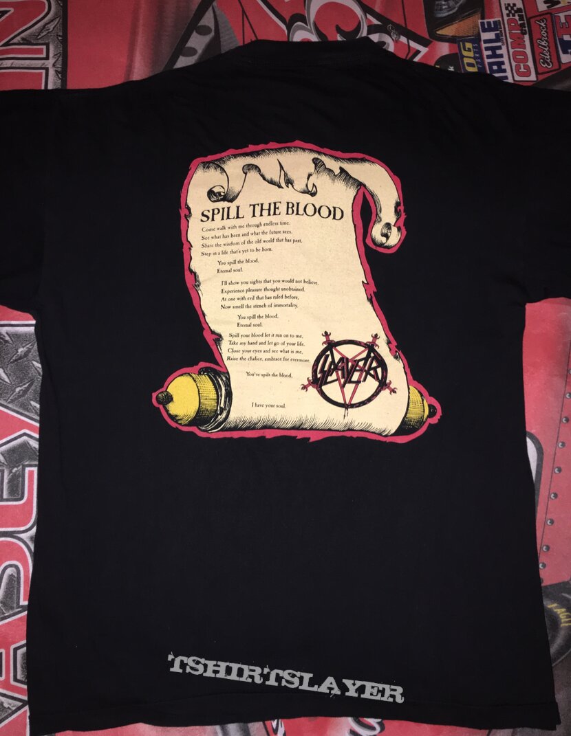 Slayer &#039;Spill the Blood&#039; Shirt