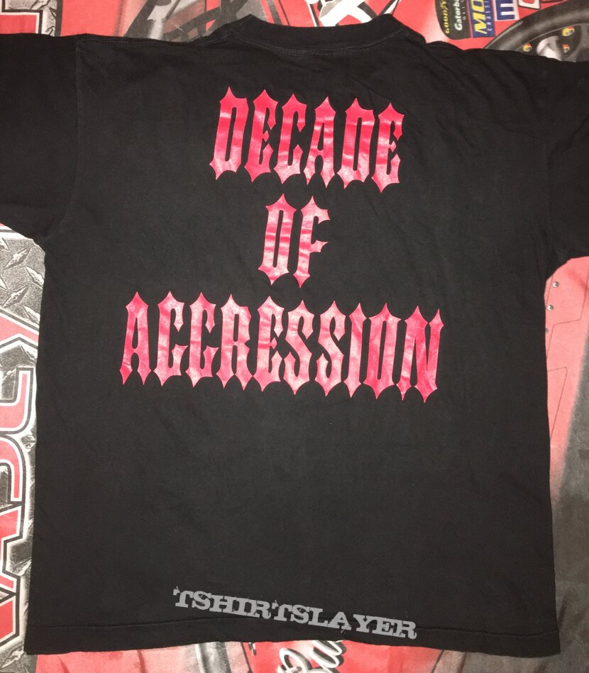 Slayer &#039;Deacade of aggression&#039; shirt