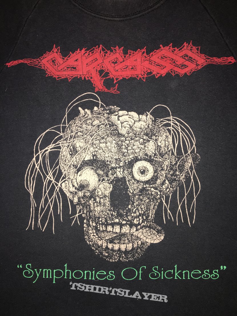 Carcass &#039;89 &quot;Symphonies Of Sickness&#039; Sweatshirt