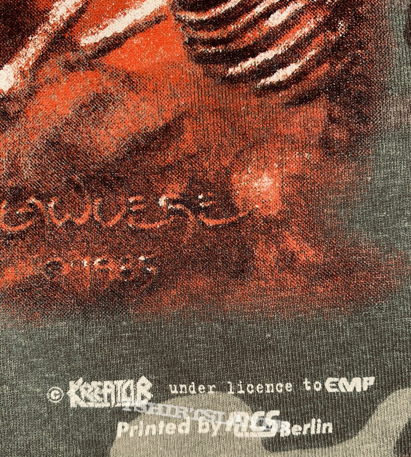 Kreator &#039;Pleasure to Kill&#039; L/S Camo Shirt