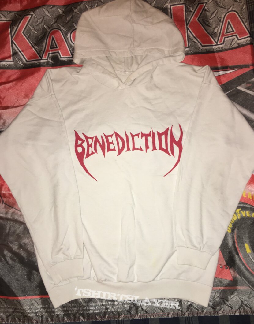 Benediction white hoodie 