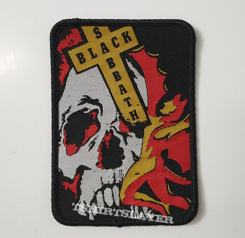 Black Sabbath cross patch