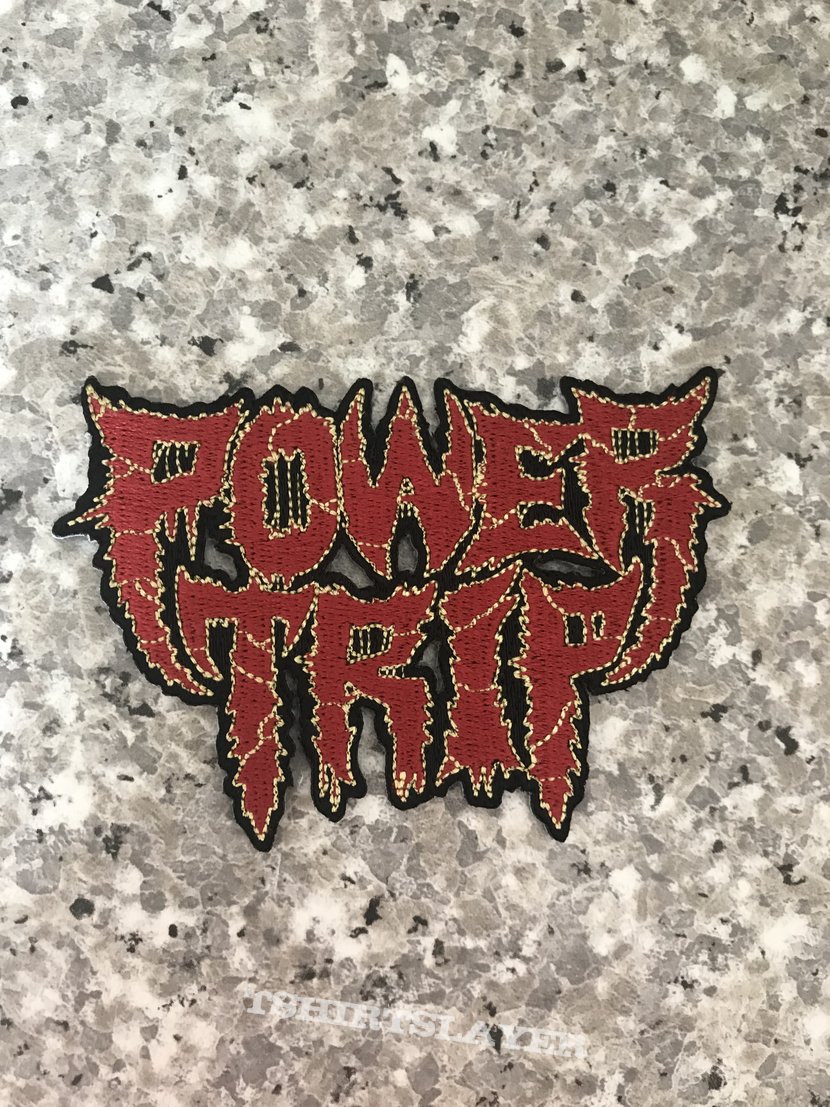 Power Trip - cut out logo patch 