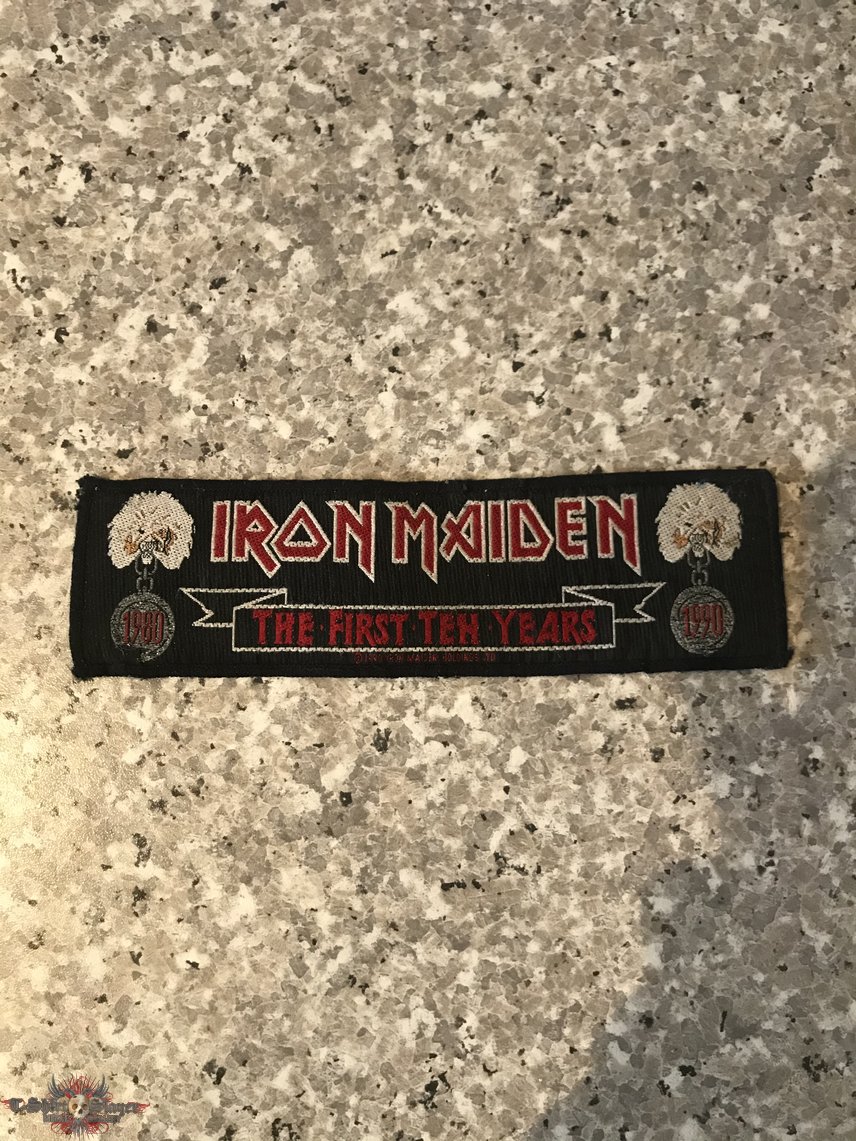 Iron Maiden - The First Ten Years strip patch