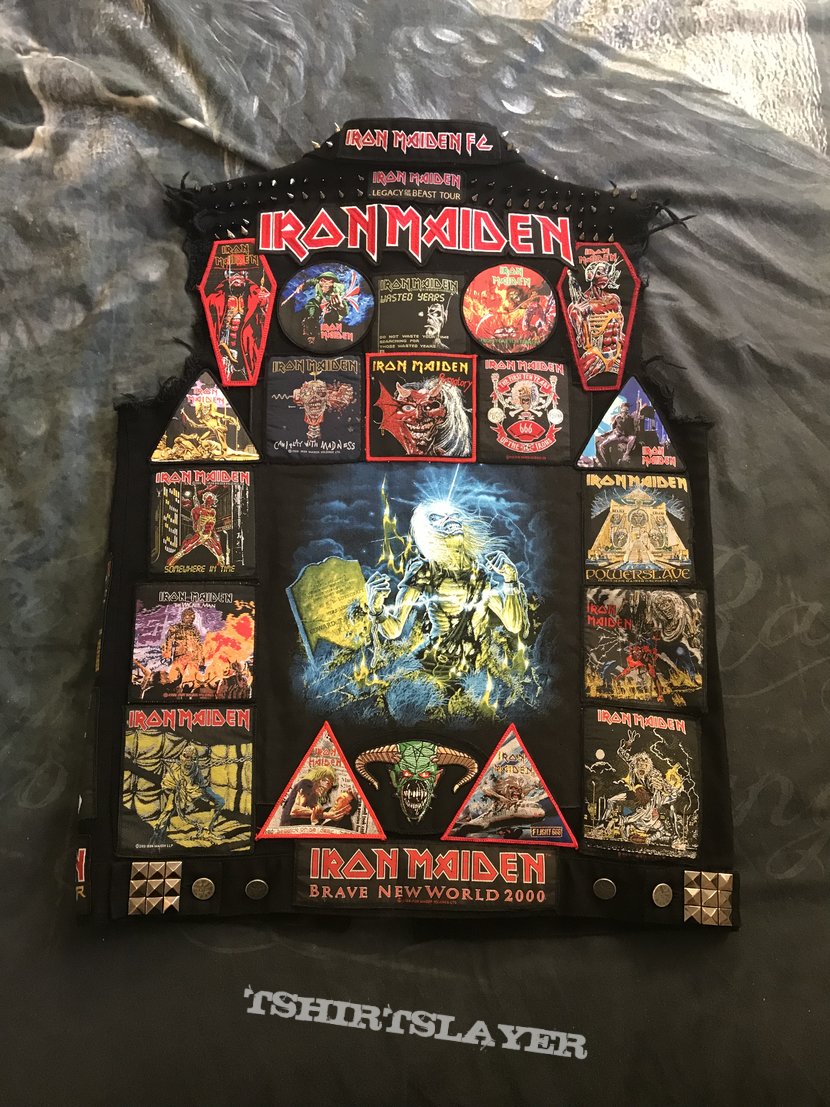 My updated Iron Maiden battle jacket 