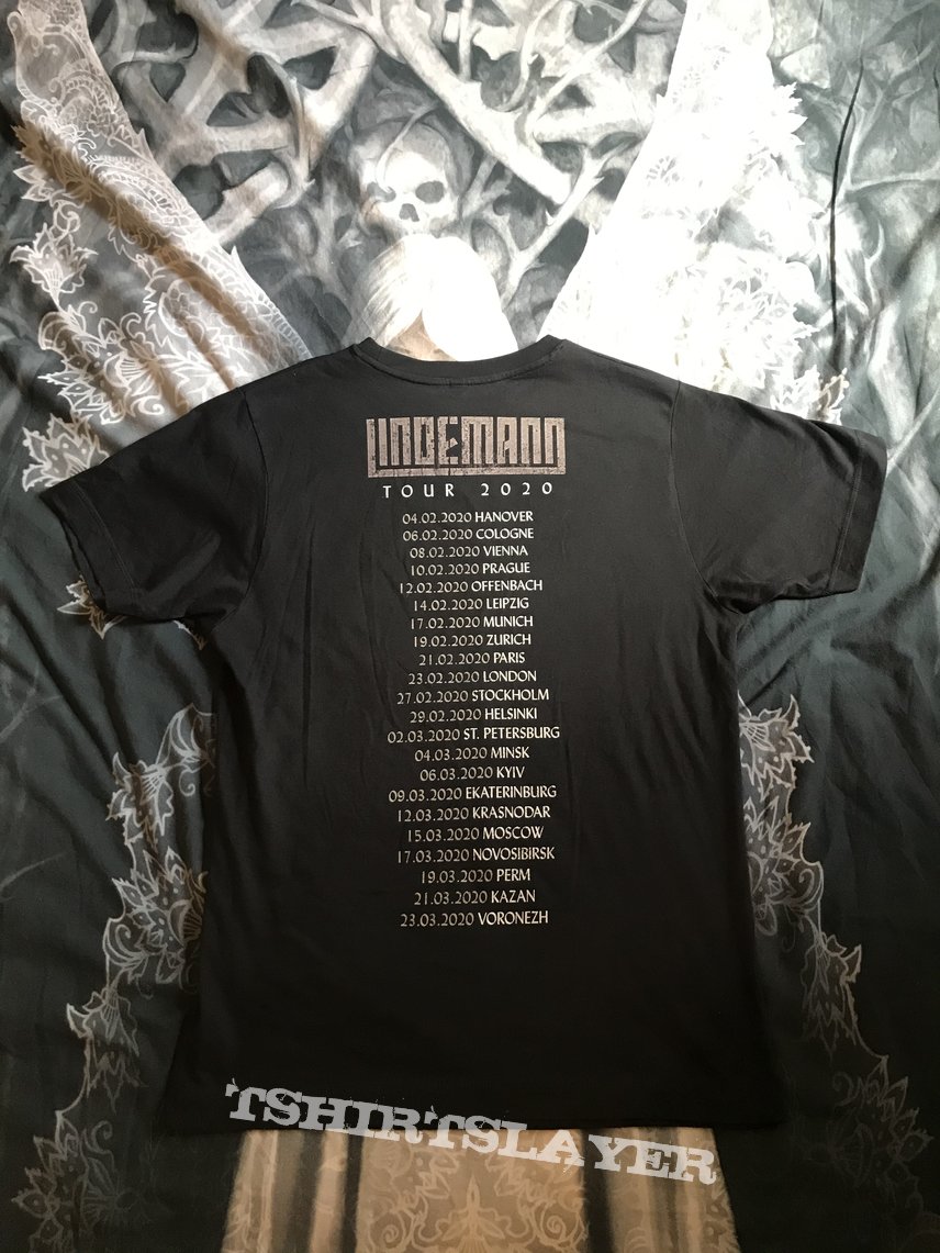 Lindemann - 2020 European tour T-shirt | TShirtSlayer TShirt and ...