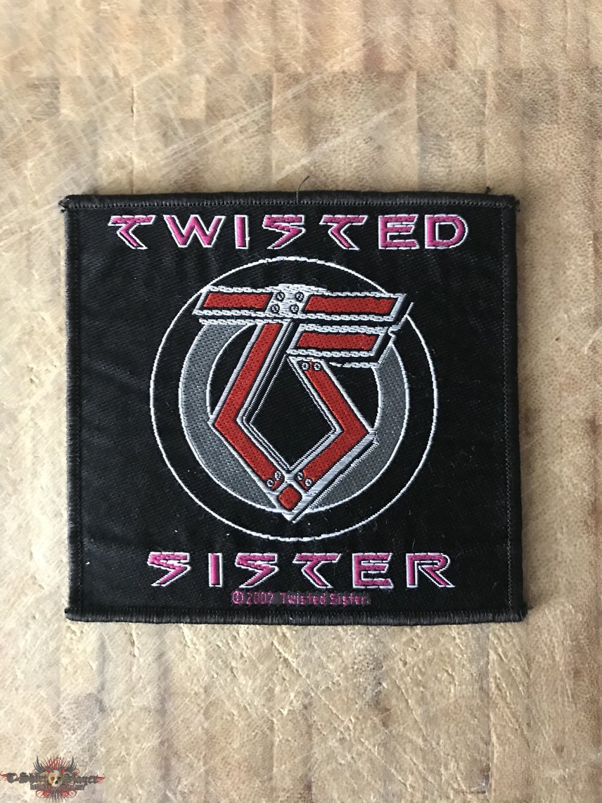 Twisted Sister logo patch