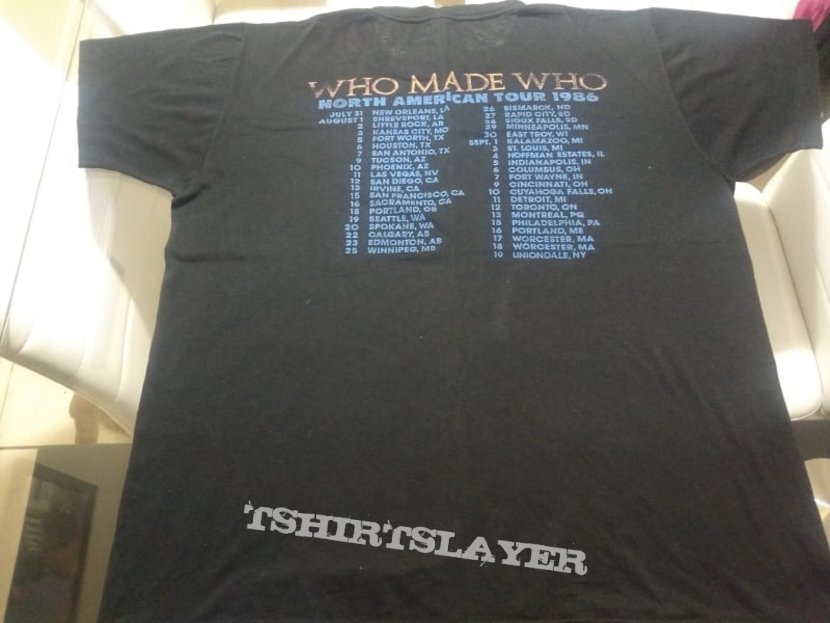 AC/DC AC / DC   Who made Who T-Shirt