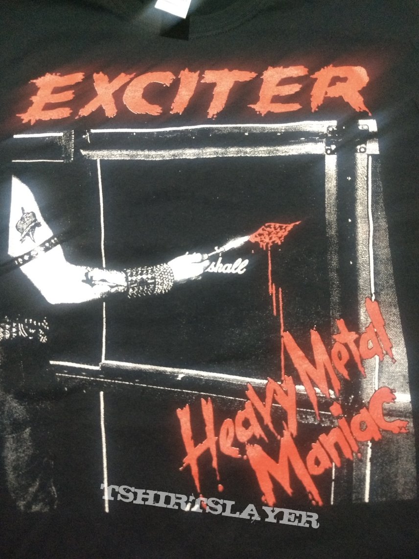 Exiter Exciter   Heavy Metal Maniac  T Shirt