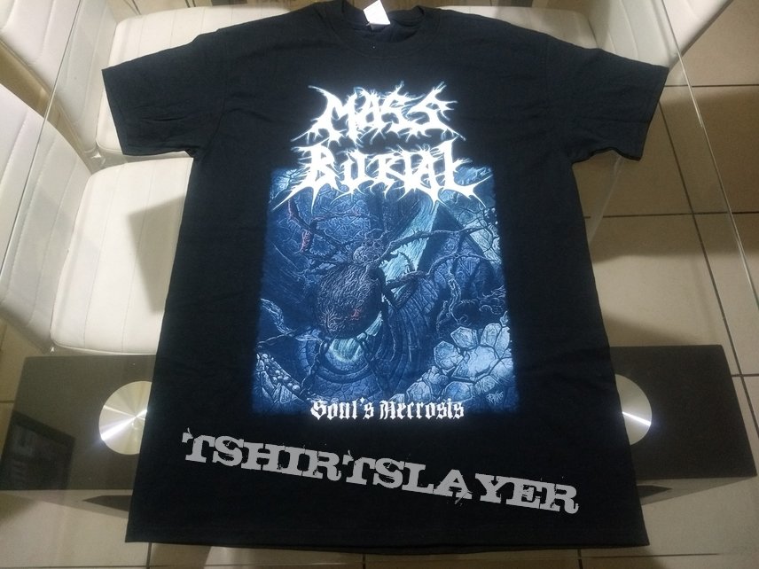 Mass Burial   Soul&#039;s Necrosis T-Shirt 