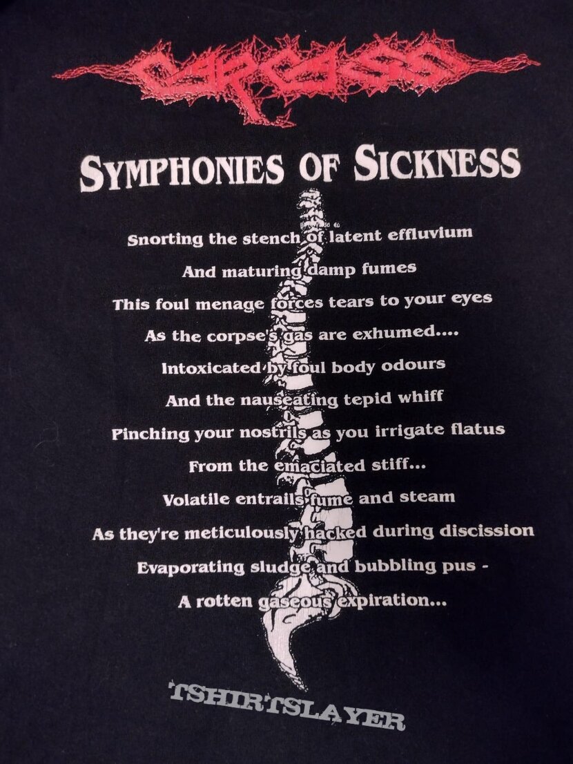 Carcass  Symphonies of Sickness L-Shirt