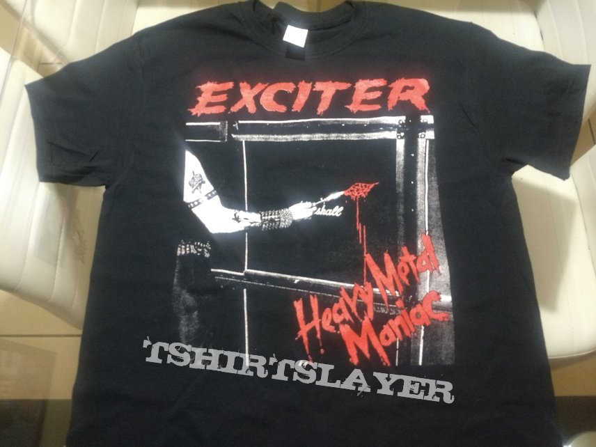 Exiter Exciter   Heavy Metal Maniac  T Shirt