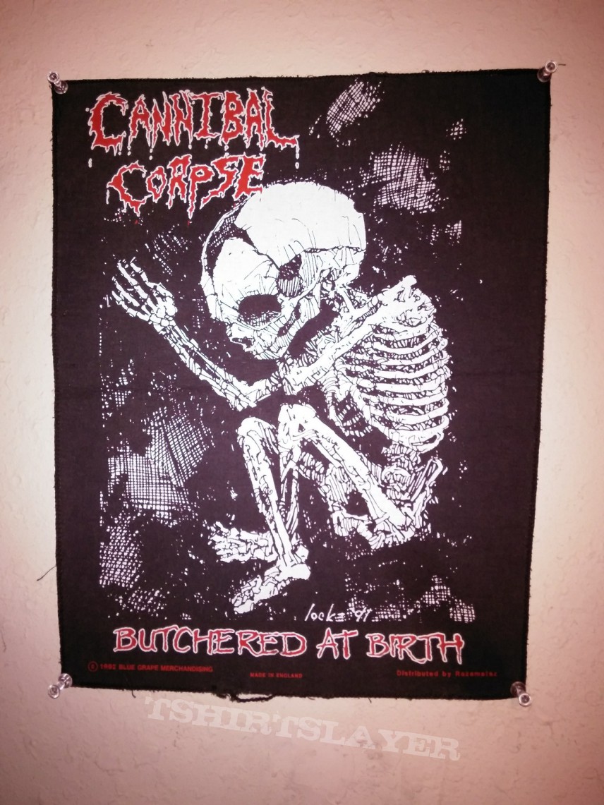 cannibal corpse backpatch