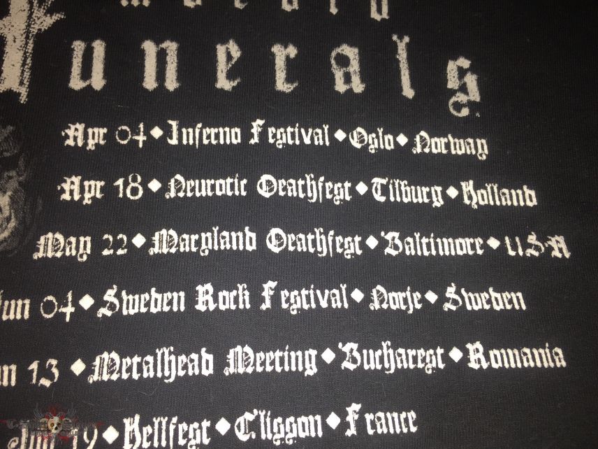 Bloodbath tour shirt