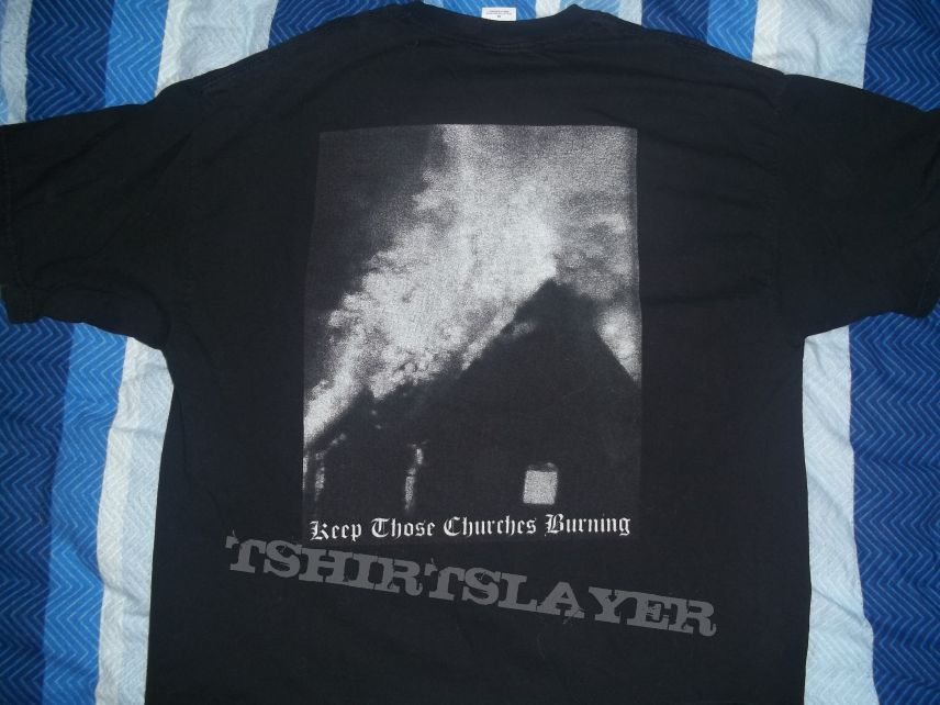 Angantyr Keep Churches Burning TShirt Angantyr Keep Churches Burning TShirt