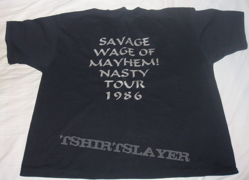 Nasty Savage - Wage of Mayhem tour 86