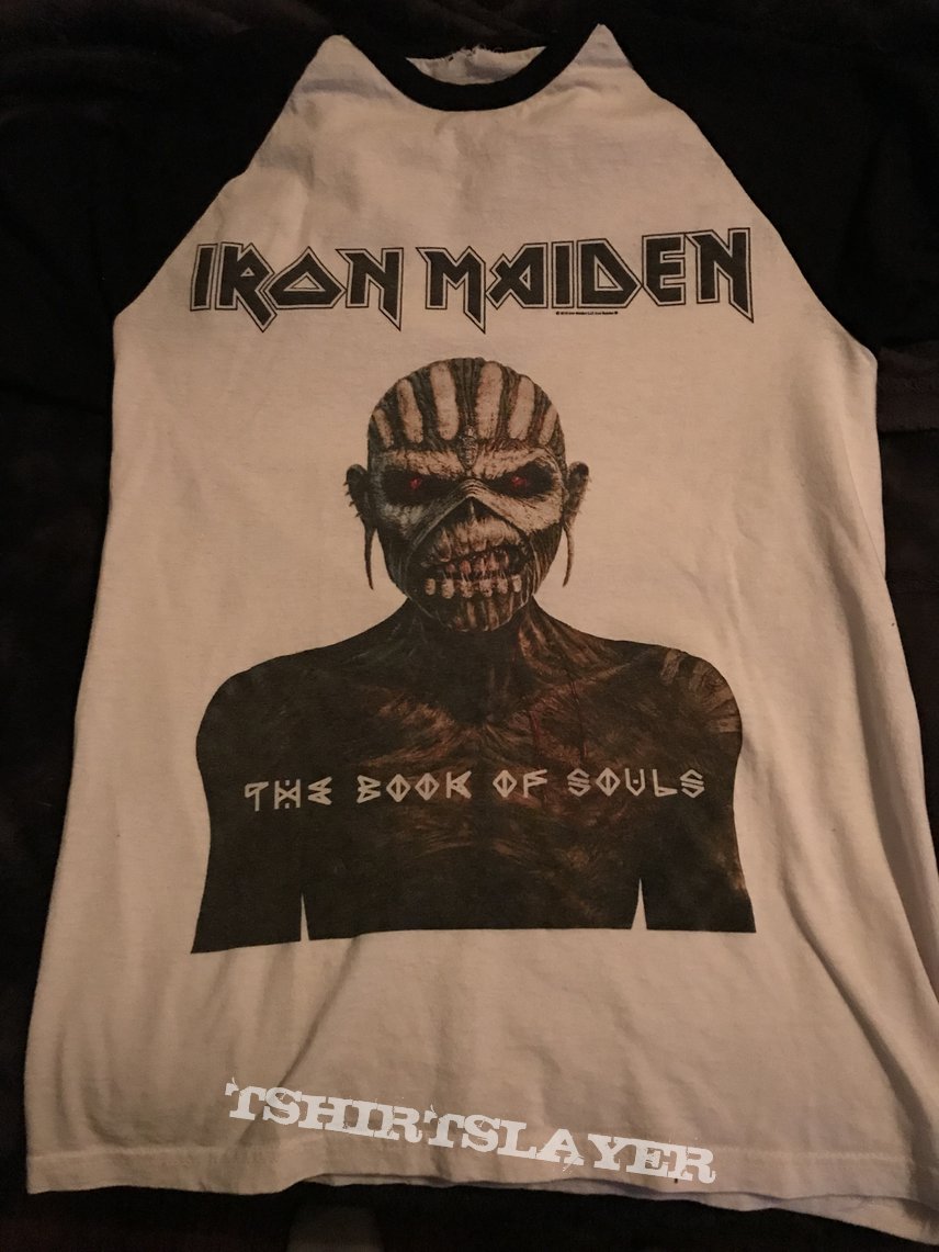 Iron Maiden Book of souls Baseball T-shirt